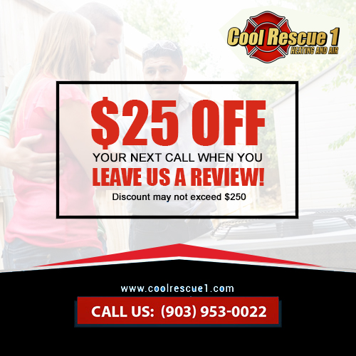 $25 off your next call when you leave us a review!
